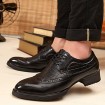 Men's Shoes Office & Career / Party & Evening / Casual Leather Oxfords Black / Brown  