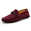   Men's Shoes Office & Career / Casual Suede Boat Shoes Blue / Burgundy  