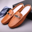 Men's Shoes Wedding/Office & Career/Party & Evening/Athletic/Dress/Casual Nappa Leather Loafers Blue/Brown/White  