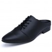 Men's Shoes Office & Career/Party & Evening/Casual Fashion PU Leather Oxfords Slip-on Shoes Black/White 39-44  