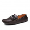 Men's Shoes / Casual Leather Boat Shoes Blue / Brown / White  