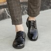 Men's Shoes Casual/Party & Evening/Office & Career Fashion Breathable Leather Shoes Black/Brown 38-44  