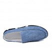 Men's Shoes Casual Linen Clogs & Mules Black/Blue  