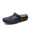 Men's Shoes Outdoor / Casual Leather Clogs & Mules Blue / Yellow  