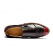 Office & Career / Party & Evening / Casual Leather Loafers Black / Red / Silver  