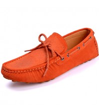 Men's Shoes Office & Career / Party & Evening / Casual Suede Boat Shoes Blue / Brown / Orange  