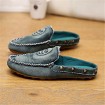 Men's Shoes Casual Canvas Clogs & Mules Black/Blue/Green  