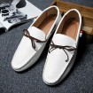 Men's Boat Casual/Party & Evening/Office & Career Fashion Microfiber Leather Shoes Black/White/Brown 39-44  