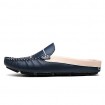 Men's Shoes Outdoor/Casual Calf Hair Clogs & Mules Black/Blue/White  