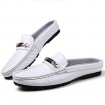 Men's Shoes Wedding/Office & Career/Party & Evening/Athletic/Dress/Casual Nappa Leather Loafers Blue/Brown/White  