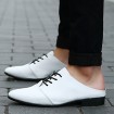 Men's Shoes Office & Career/Party & Evening/Casual Fashion PU Leather Oxfords Slip-on Shoes Black/White 39-44  