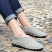 PU Casual Loafers Casual Flat Heel Slip-on Brown / Beige / Almond  