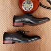 Men's Shoes Office & Career / Party & Evening / Casual Leather Oxfords Black / Brown  