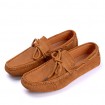 Men's Shoes Office & Career / Party & Evening / Casual Suede Boat Shoes Blue / Brown / Orange  