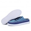 Men's Shoes Canvas / Fabric Outdoor / Casual Fashion Sneakers Outdoor / Casual Flat Heel Blue / Green / Royal Blue  